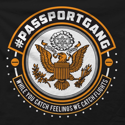 T shirt design for PassportGang