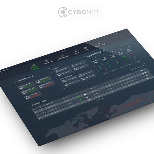 Dashboard design for CYBONET