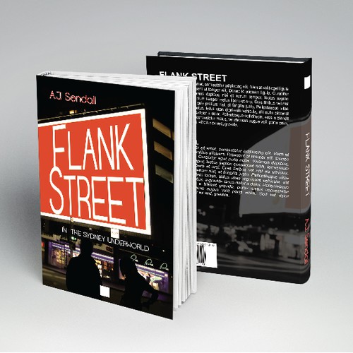 Design cover book for "Flank Street"