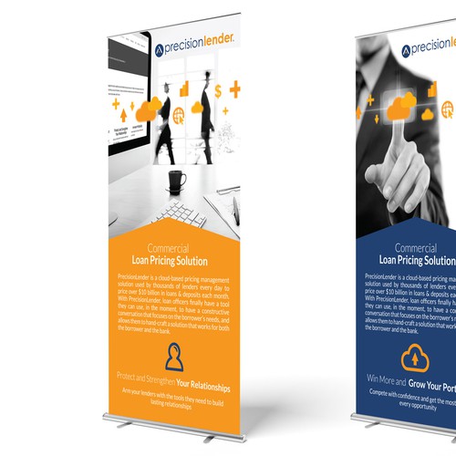 Trade Show Banner Design for Financial Software Company