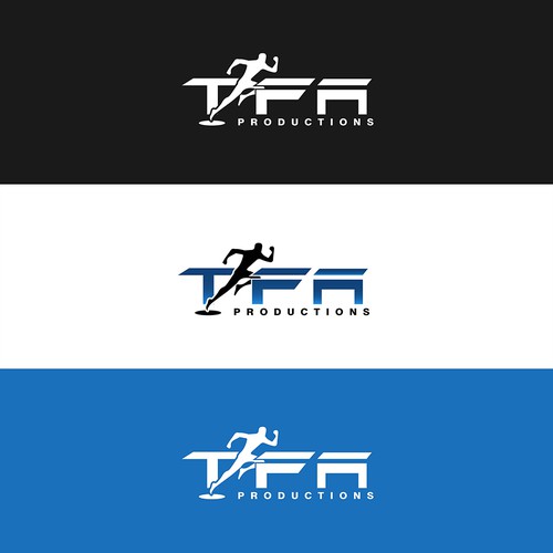 Sporty Logo Design for TFA Productions