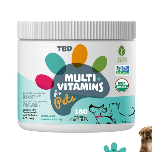 pets vitamin label