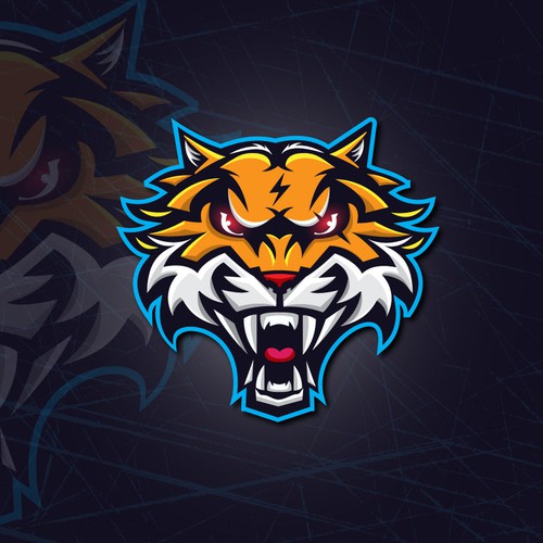 Tiger mascot logo