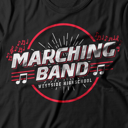 marching band vintage tshirt