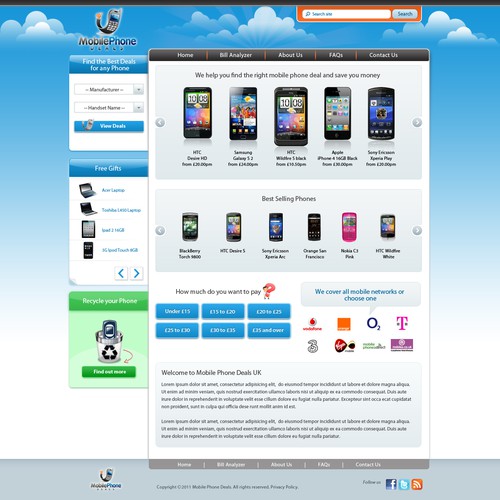 Create the next website design for Mobile Phone Deals UK