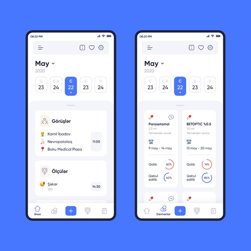 Health App design