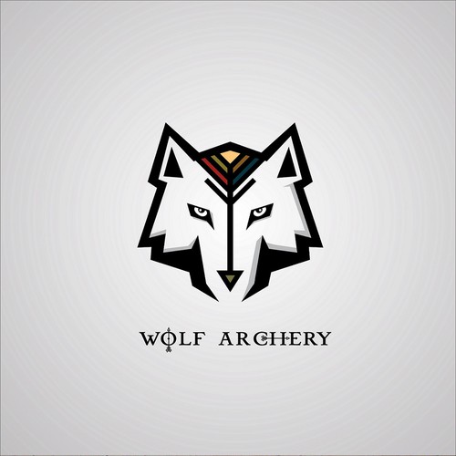 Wolf Archery logo concept
