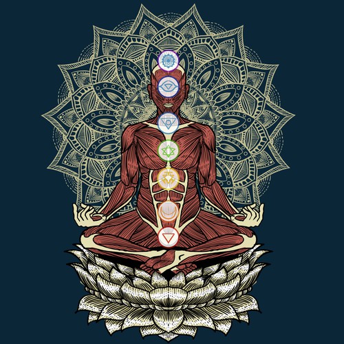 Therapist-author needs an elegant depiction of chakra locations
