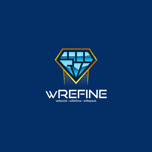 logo design for wrestling app
