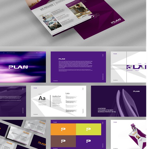 Brand Identity Package Design for PLAN