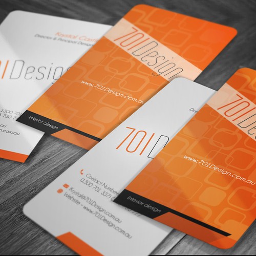 New Funky Business Card and Letterhead wanted for 701Design