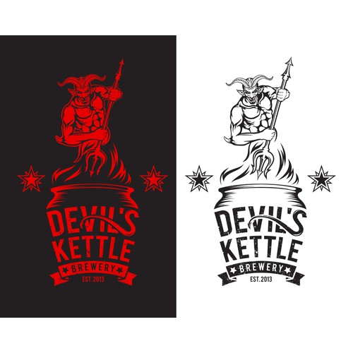 Create the next logo for Devil's Kettle