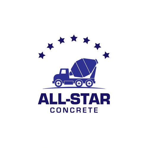 Logo Design for All-Star Concrete