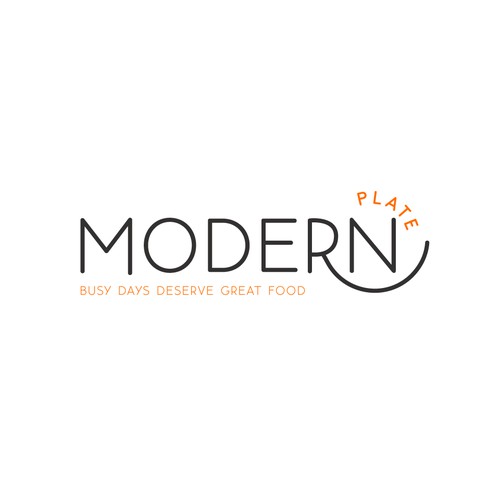 Modern Plate Logo