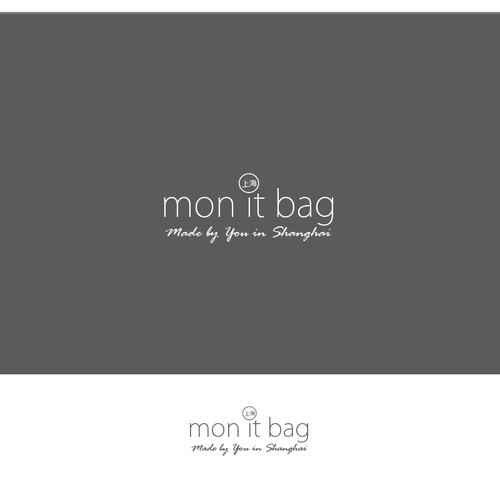 Create a modern, feminine logo for a bag design company