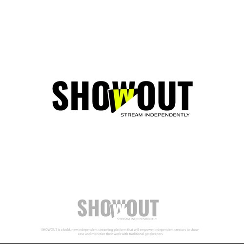 Bold Logo for an independent streaming platform