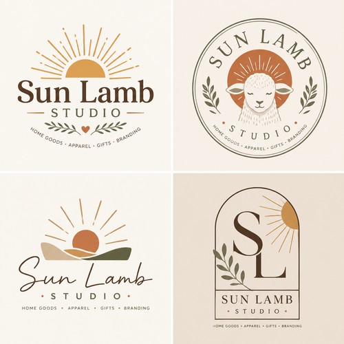 Sun Lamb Studio logo redo!
