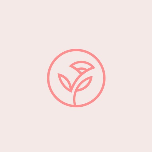 Clean, minimal logo design for online wholesale florist