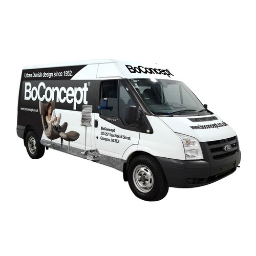 Vehicle wrap for BoConcept Glasgow