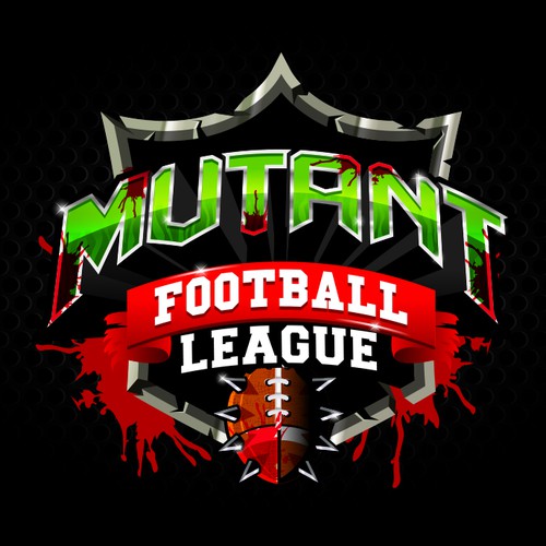 Design a killer logo for the videogame: Mutant Football League