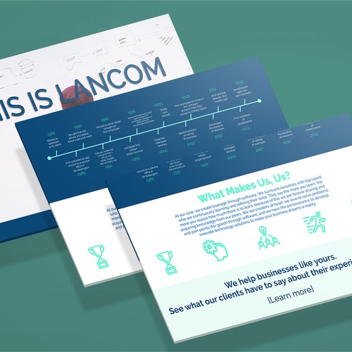 Lancom Landing Page Design