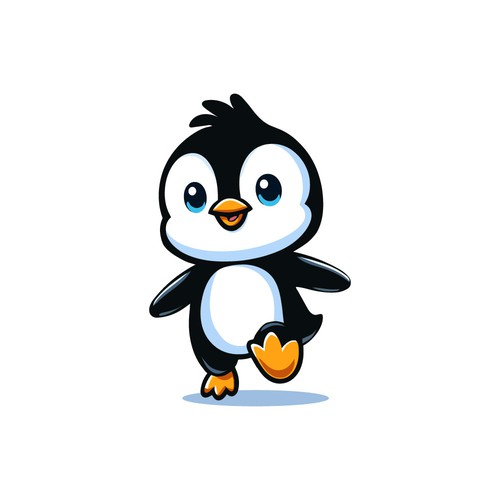 Adorable Penguin Mascot