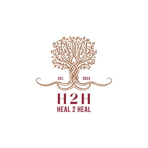 Tree life logo concept for Heal 2 Heal