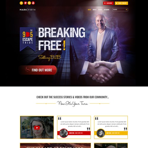 Web Page Design for Personal Brand