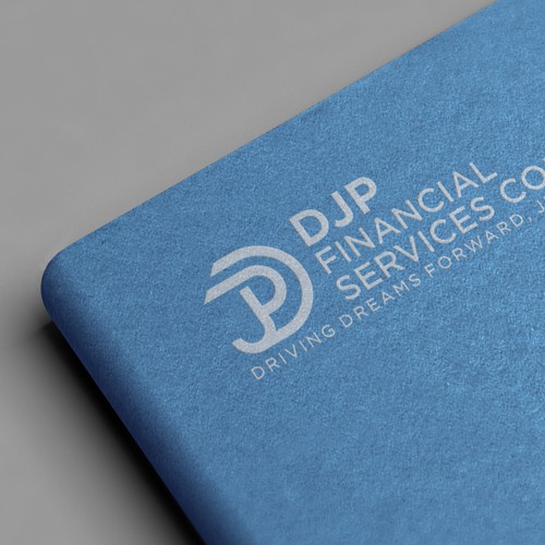 Monogram DJP logo concept