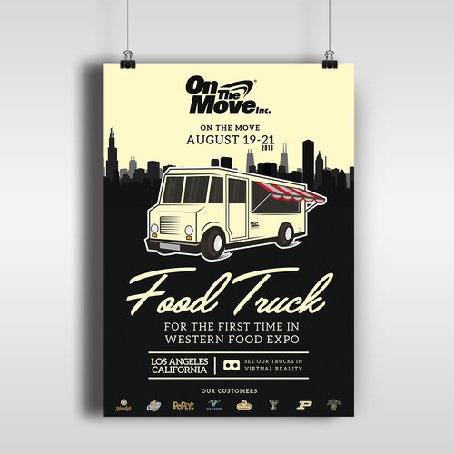 The Poster Design for Food Truck Show