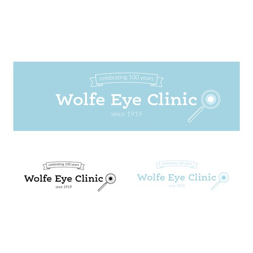 Logo concept for eye clinic. 