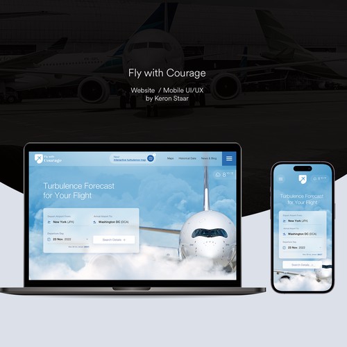 Design a Brand New Website helping people with the Fear of Flying!!!
