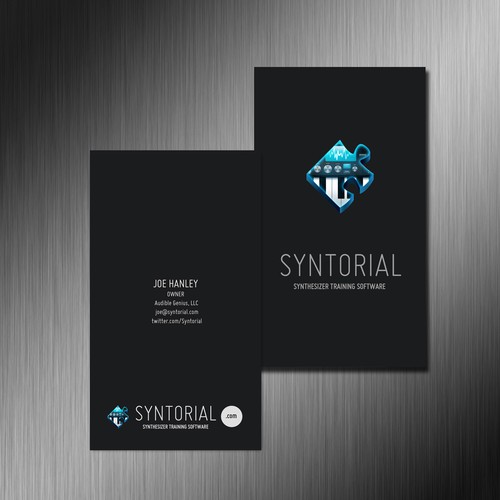 Audio Software Company Needs Sharp Business Card - Logo Provided