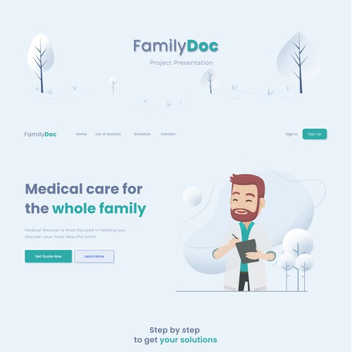 Medical Landing page 