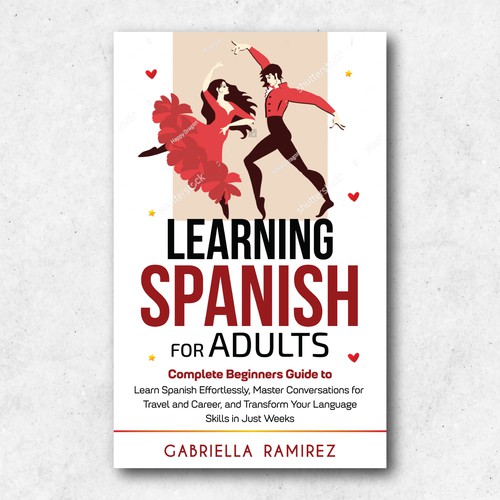 Learning Spanish for Adults Book Cover