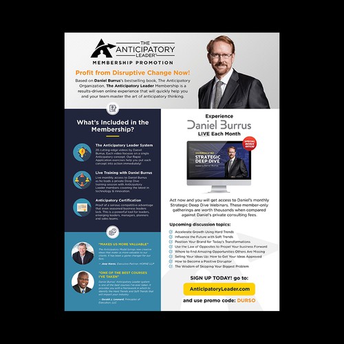 Daniel Burrus Flyer Design