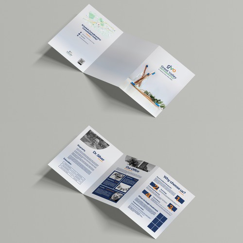 Trifold Brochure for Orthodontist 