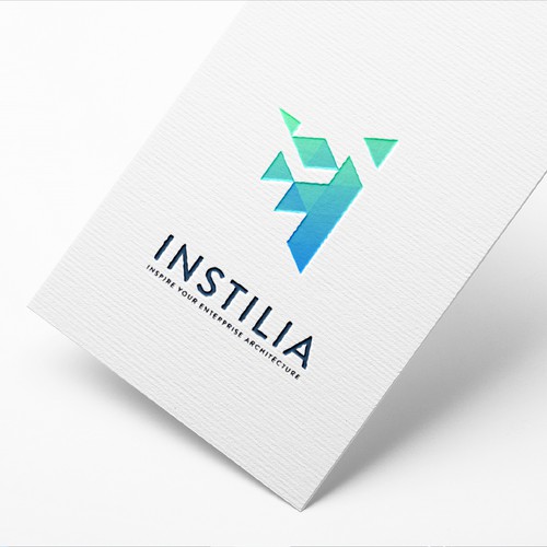 Instilia logo design