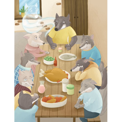 Illustration for children`s book