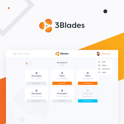 3Blades Web App (Dashboard)