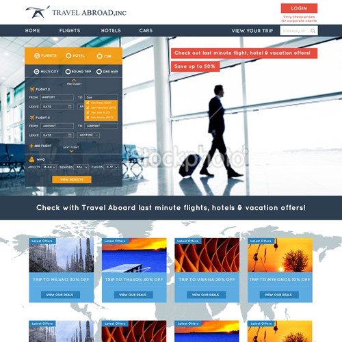 Web Design for Travel Abroad