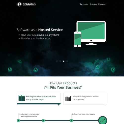 FiftyForms - Web for Modern Software Company