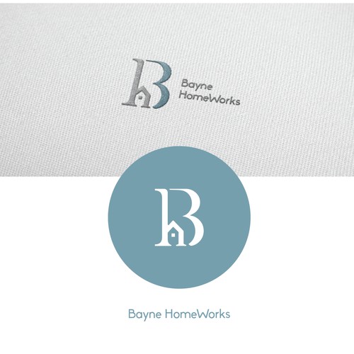 Logo concept Home Renovation and Real Estate