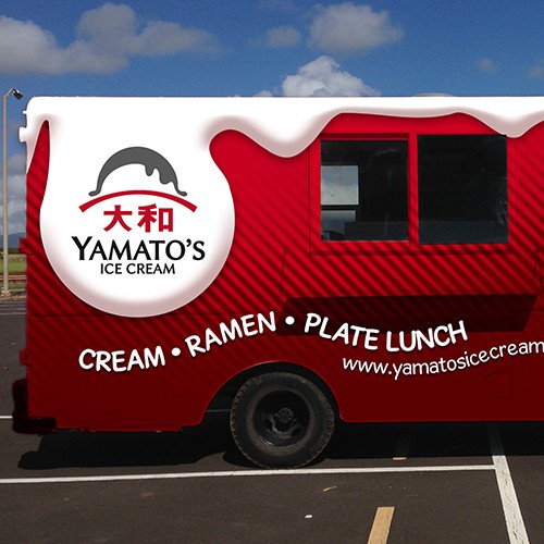 Food truck design for Yamato's Ice Cream