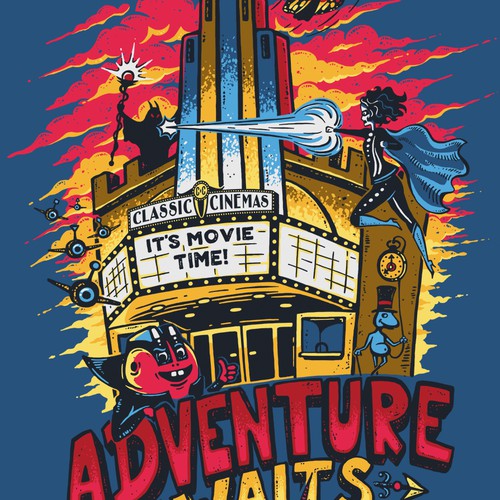 T-shirt Design for Classic Cinemas