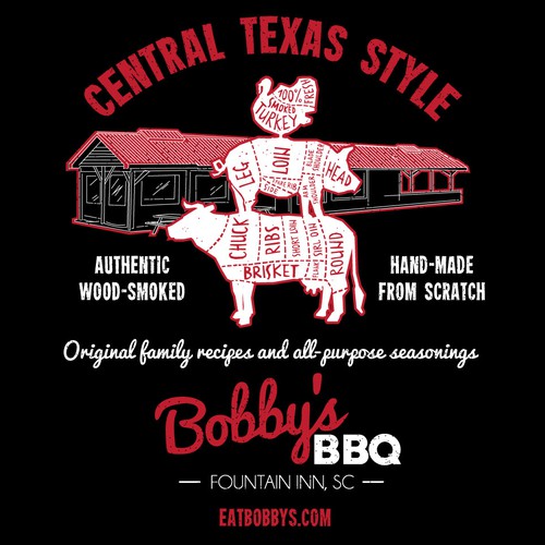 T-Shirt design for BBQ Restaurant