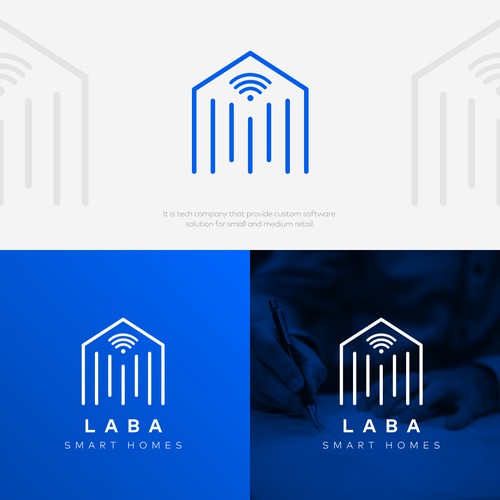 LABA Smart Homes Logo Concept