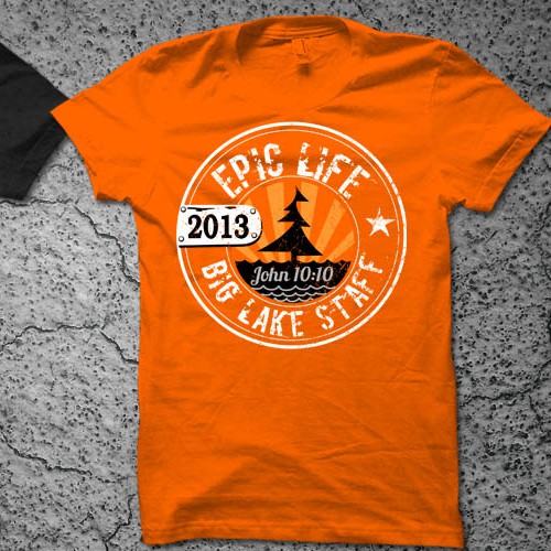 Tshirt for a Christian summer camp Big Lake Staff