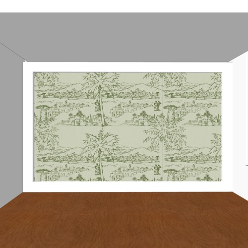 Wallpaper Design - Desert Cityscape