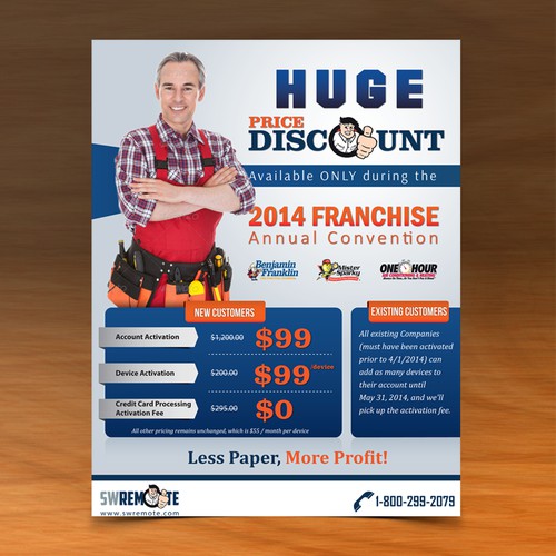 Promotional Flyer for National Franchise Trade Show